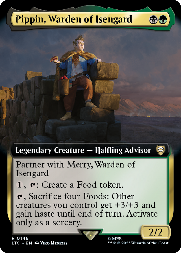 Pippin, Warden of Isengard (Extended Art) [The Lord of the Rings: Tales of Middle-Earth Commander] | Exor Games New Glasgow