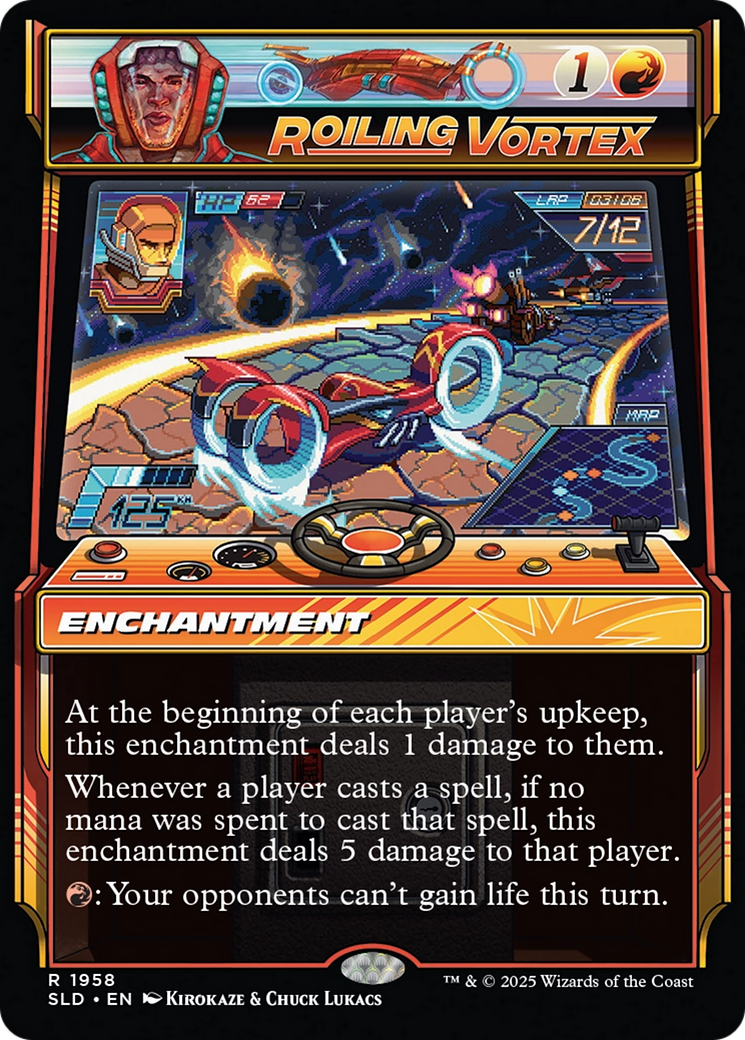Roiling Vortex (Rainbow Foil) [Secret Lair Drop Series] | Exor Games New Glasgow