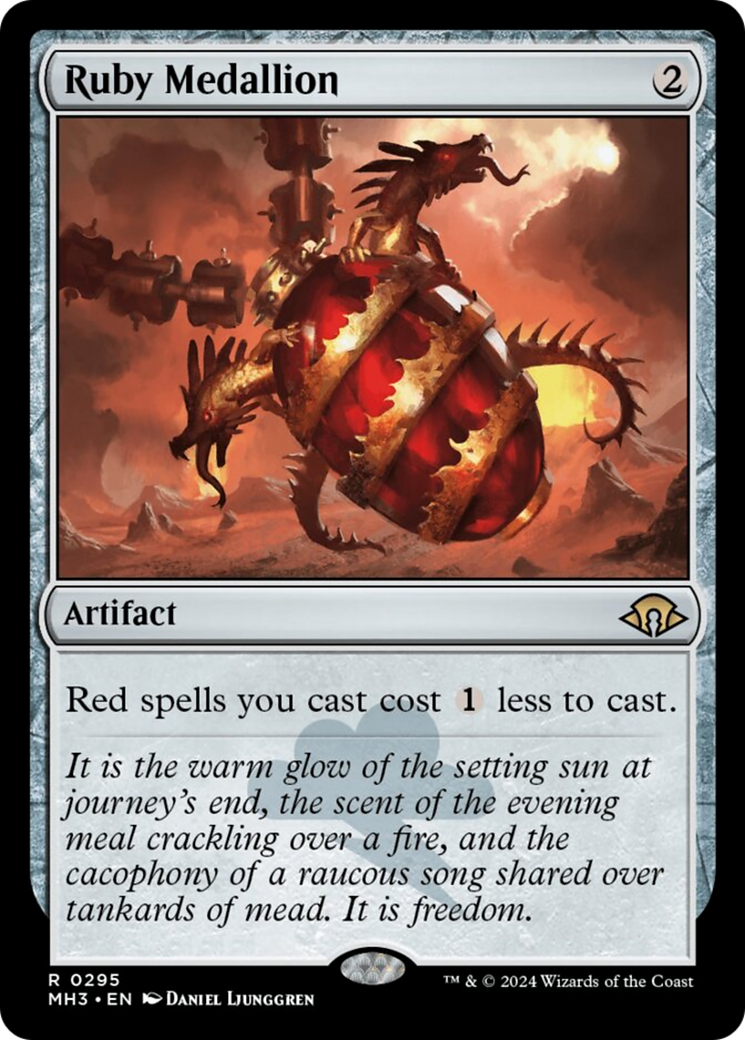 Ruby Medallion [Modern Horizons 3] | Exor Games New Glasgow