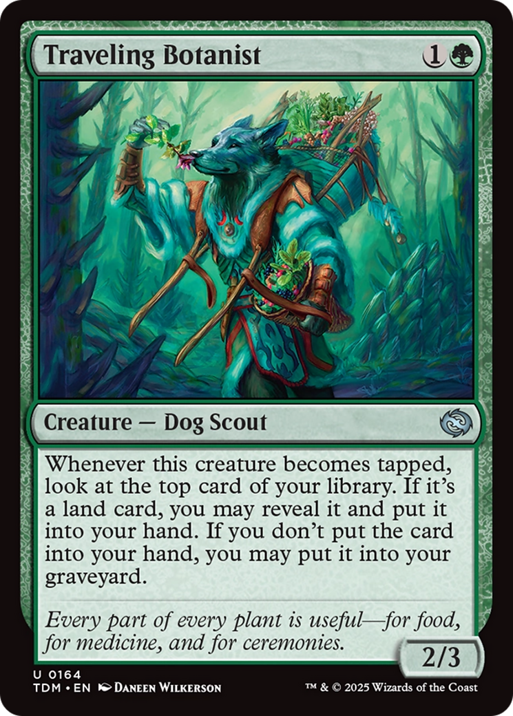 Traveling Botanist [Tarkir: Dragonstorm] | Exor Games New Glasgow