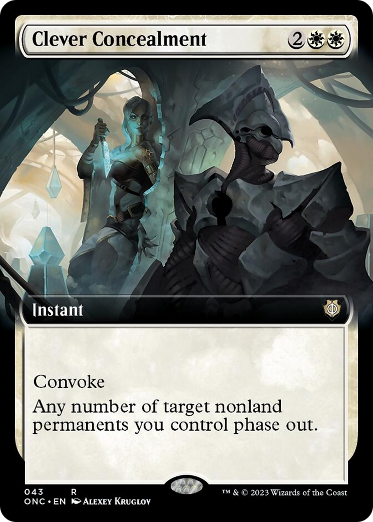 Clever Concealment (Extended Art) [Phyrexia: All Will Be One Commander] | Exor Games New Glasgow
