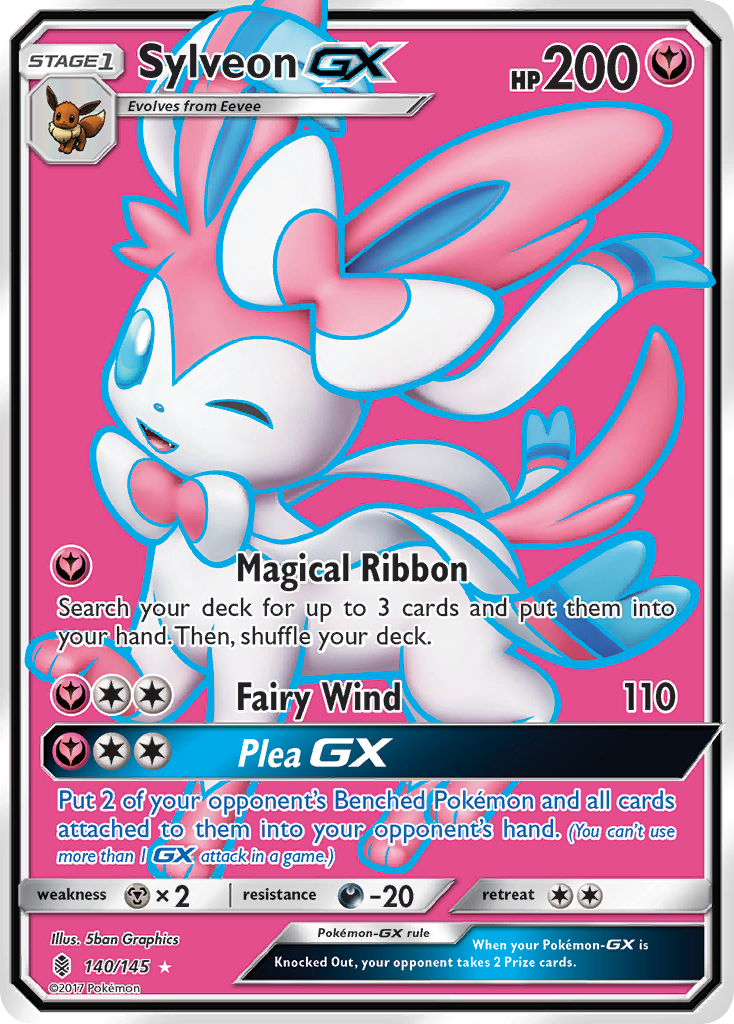 Sylveon GX (140/145) [Sun & Moon: Guardians Rising] | Exor Games New Glasgow