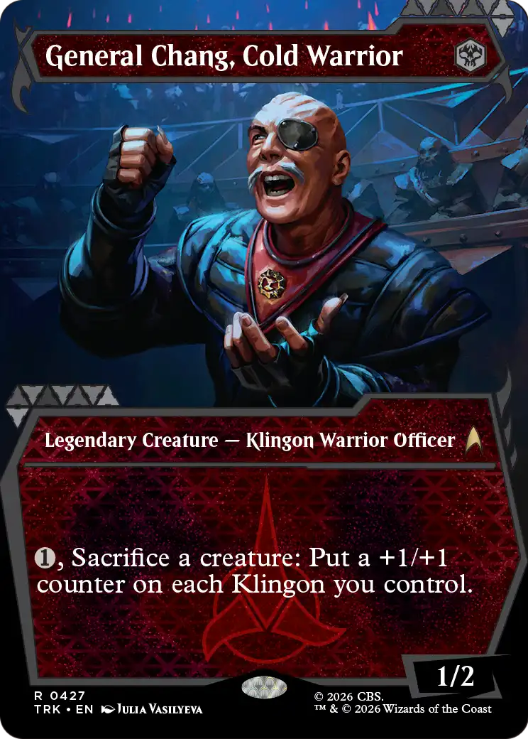 General Chang, Cold Warrior (0427) (Showcase) [Star Trek] | Exor Games New Glasgow