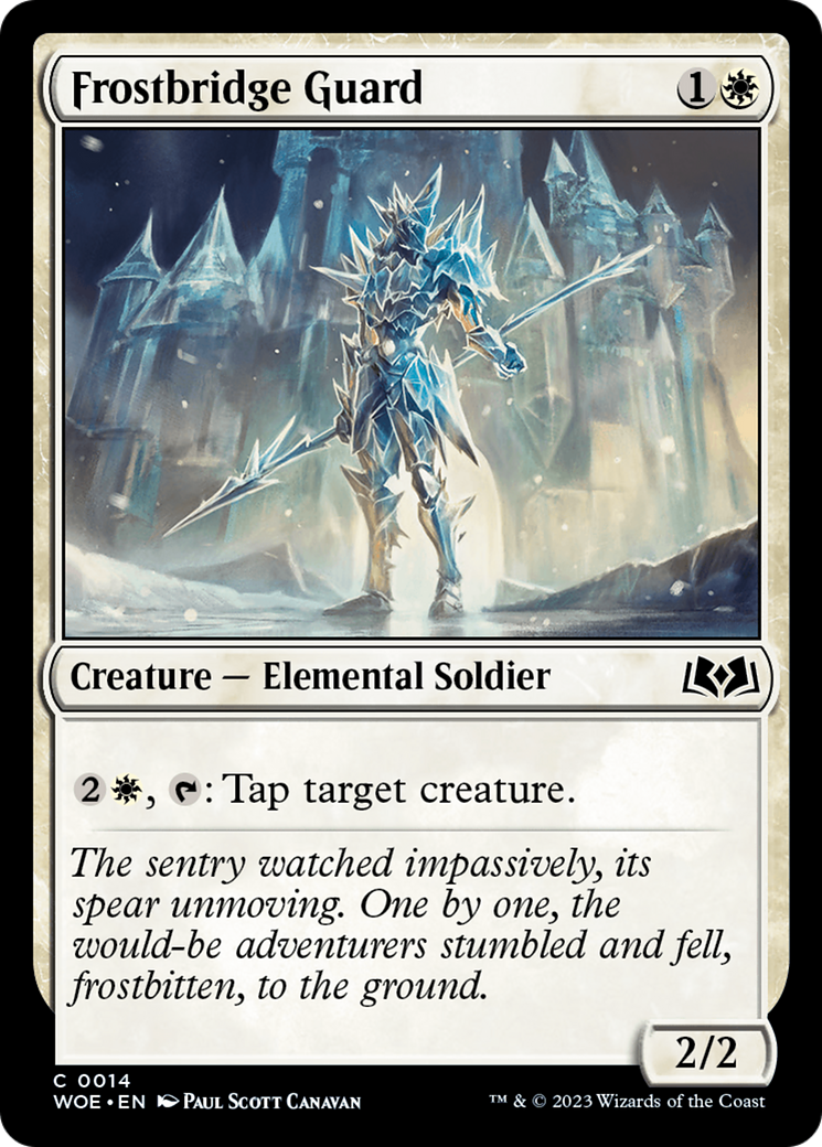 Frostbridge Guard [Wilds of Eldraine] | Exor Games New Glasgow