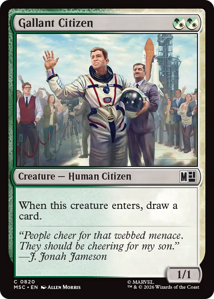 Gallant Citizen [Marvel Super Heroes Commander] | Exor Games New Glasgow