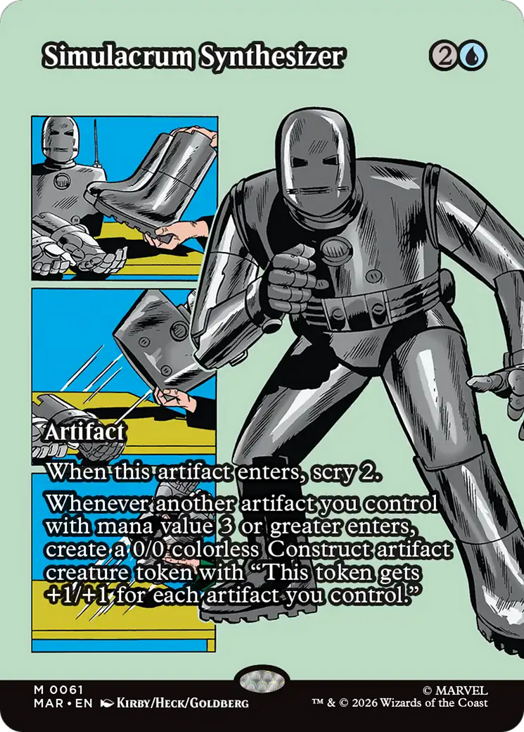 Simulacrum Synthesizer (Borderless) [Marvel Universe: Eternal-Legal] | Exor Games New Glasgow
