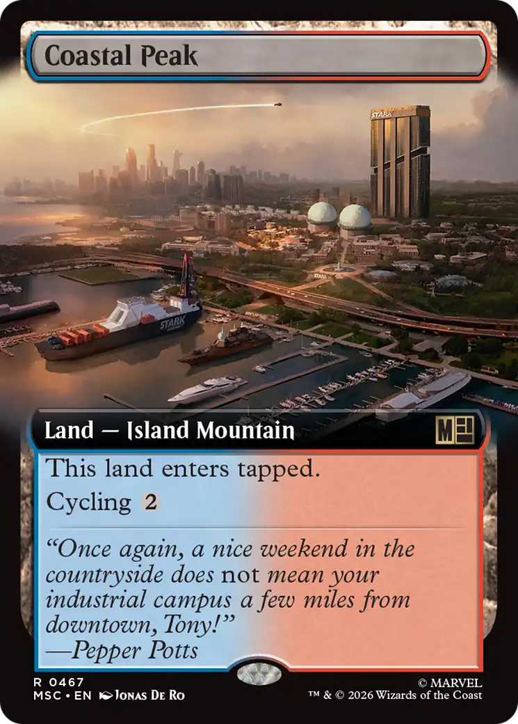 Coastal Peak (Extended Art) [Marvel Super Heroes Commander] | Exor Games New Glasgow