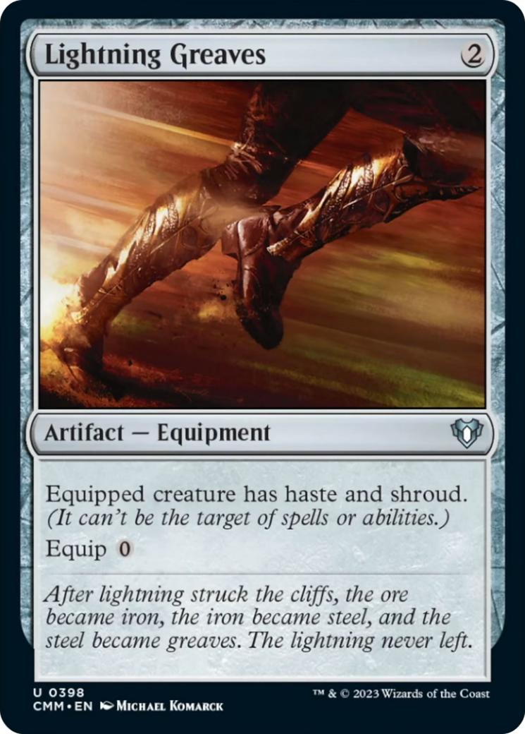 Lightning Greaves [Commander Masters] | Exor Games New Glasgow