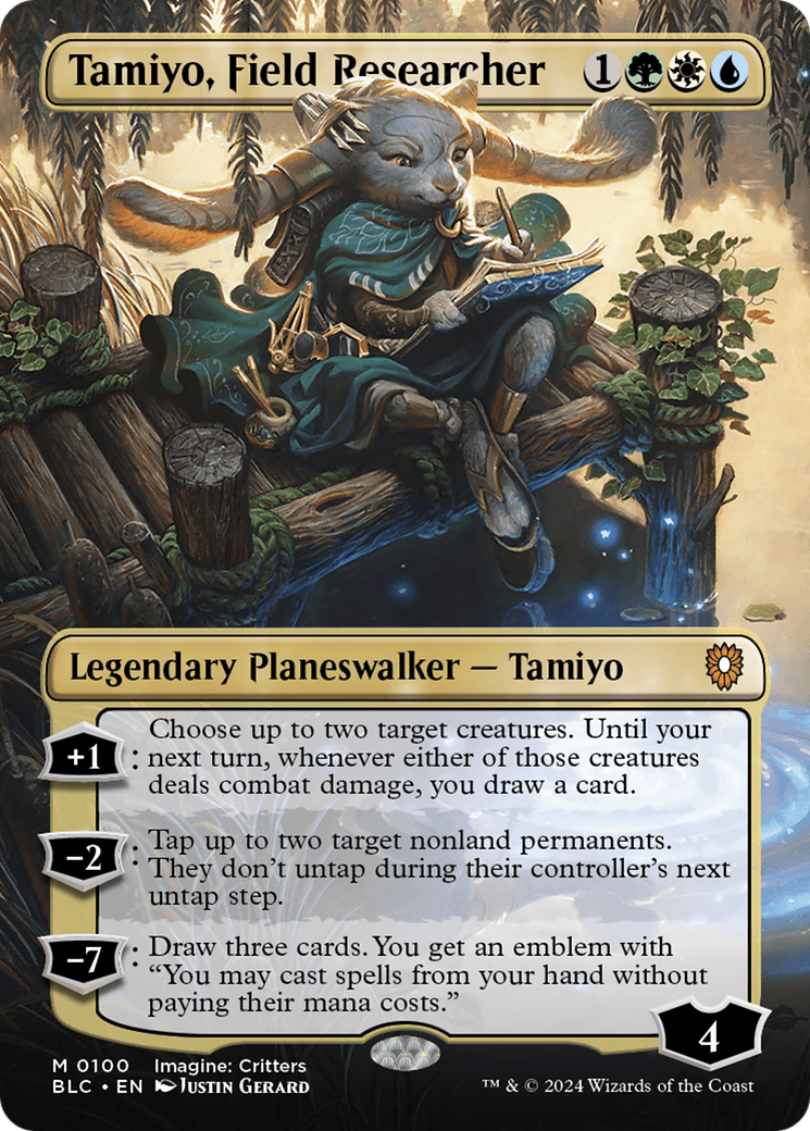 Tamiyo, Field Researcher (Borderless) [Bloomburrow Commander] | Exor Games New Glasgow