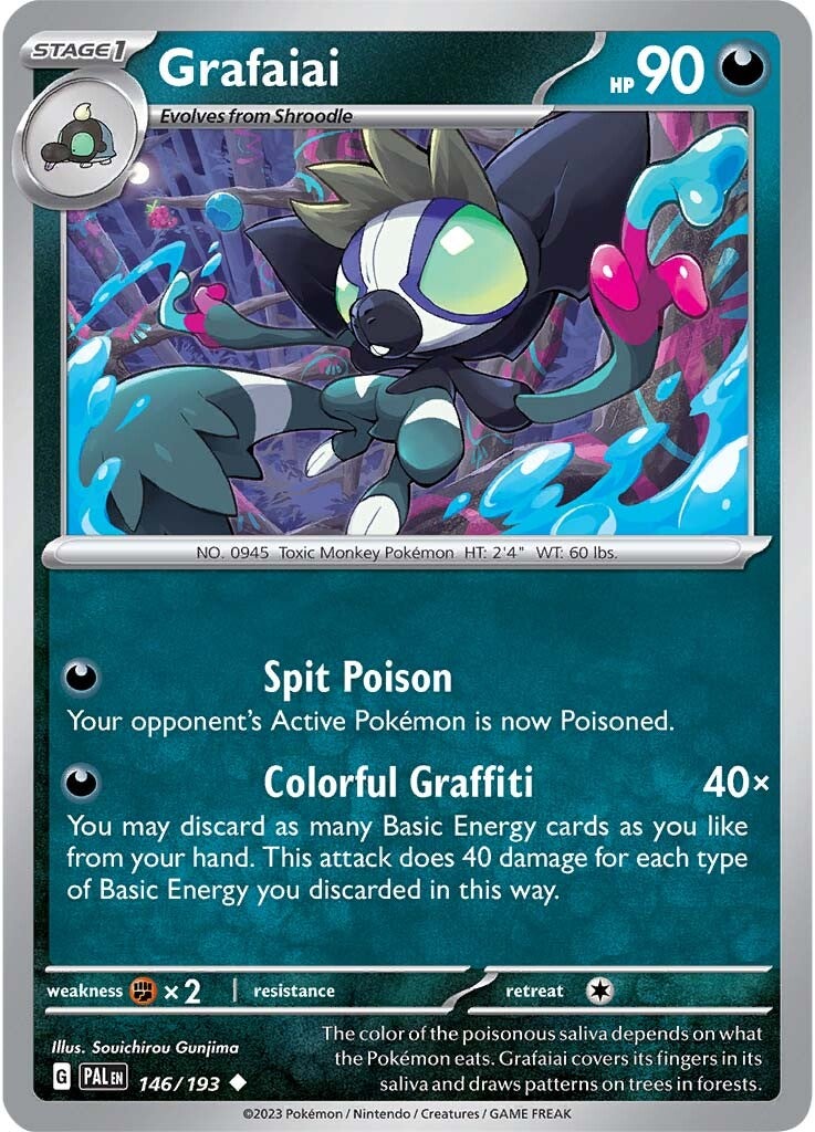 Grafaiai (146/193) [Scarlet & Violet: Paldea Evolved] | Exor Games New Glasgow