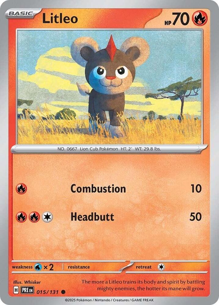Litleo (015/131) [Scarlet & Violet: Prismatic Evolutions] | Exor Games New Glasgow