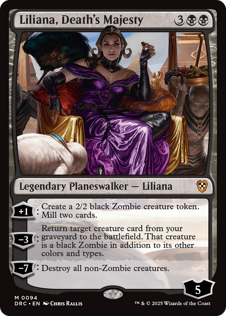 Liliana, Death's Majesty [Aetherdrift Commander] | Exor Games New Glasgow