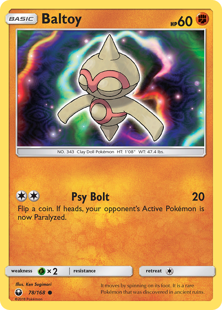 Baltoy (78/168) [Sun & Moon: Celestial Storm] | Exor Games New Glasgow