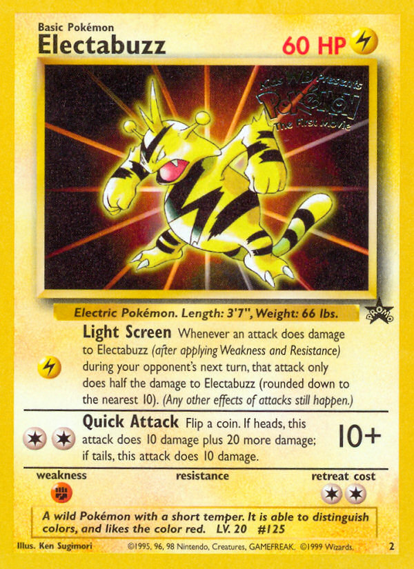 Electabuzz (2) [Wizards of the Coast: Black Star Promos] | Exor Games New Glasgow