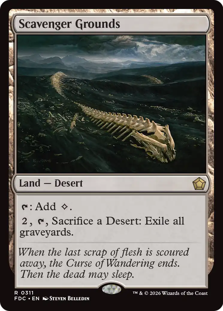 Scavenger Grounds [Foundations Commander] | Exor Games New Glasgow