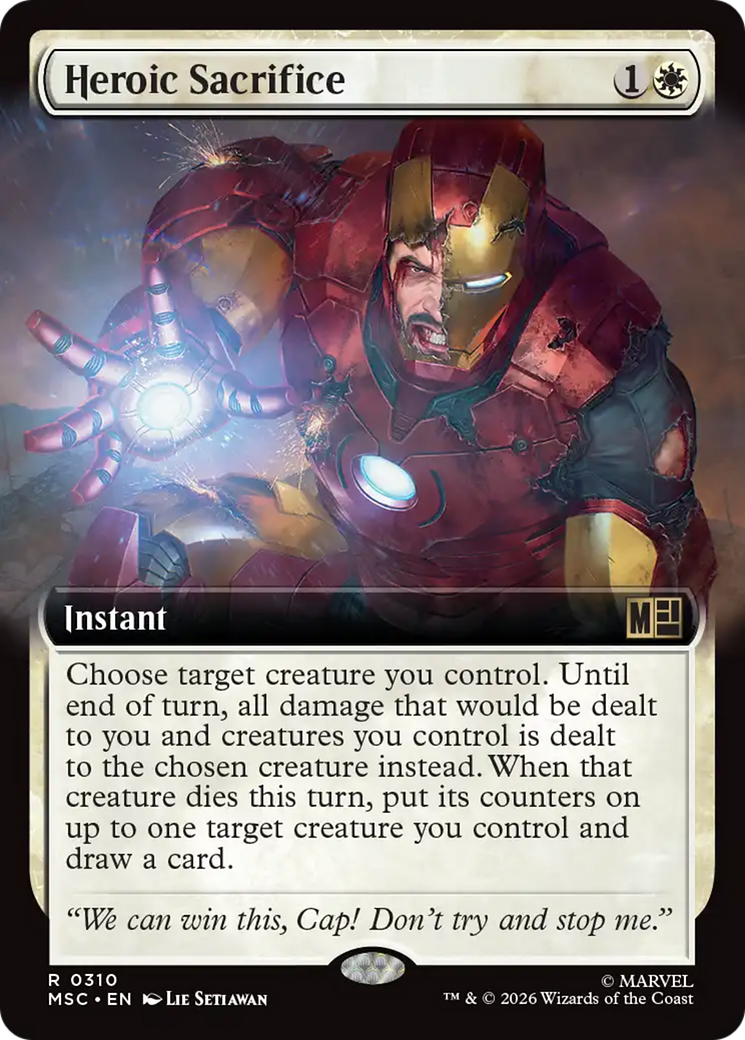 Heroic Sacrifice (Extended Art) [Marvel Super Heroes Commander] | Exor Games New Glasgow