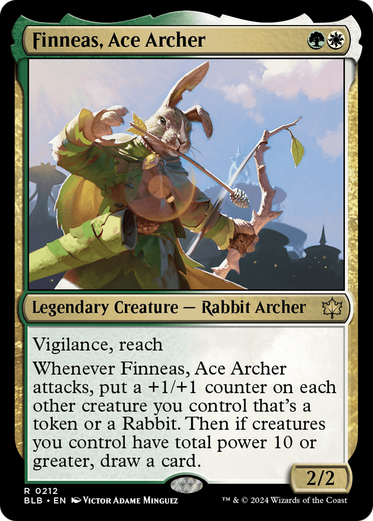 Finneas, Ace Archer [Bloomburrow] | Exor Games New Glasgow