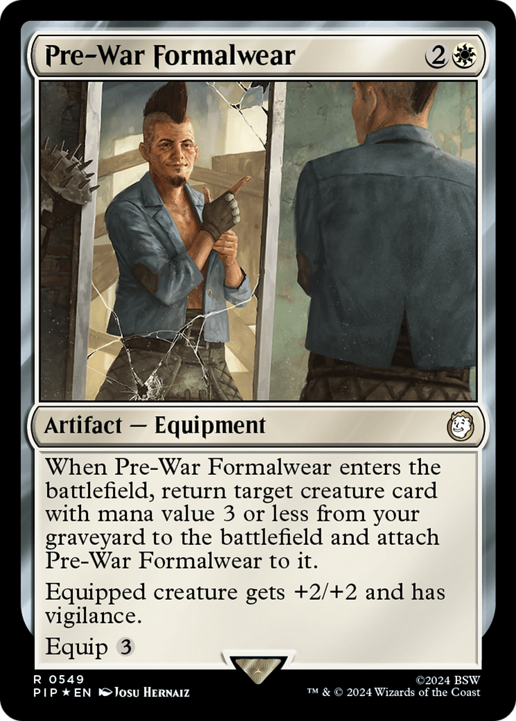 Pre-War Formalwear (Surge Foil) [Fallout] | Exor Games New Glasgow