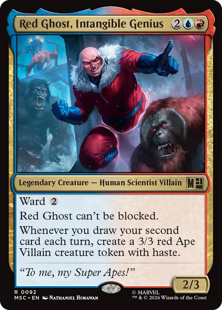 Red Ghost, Intangible Genius [Marvel Super Heroes Commander] | Exor Games New Glasgow