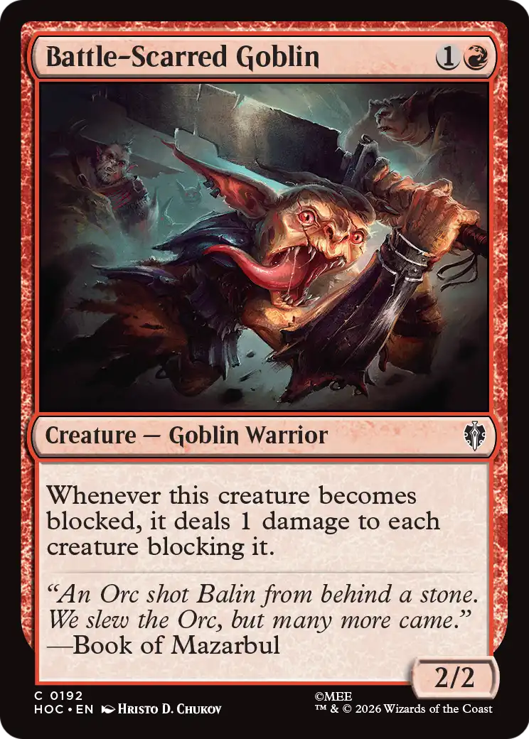 Battle-Scarred Goblin [The Hobbit: Eternal-Legal] | Exor Games New Glasgow