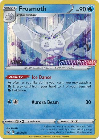 Frosmoth (SWSH007) (Staff Prerelease Promo) [Sword & Shield: Black Star Promos] | Exor Games New Glasgow