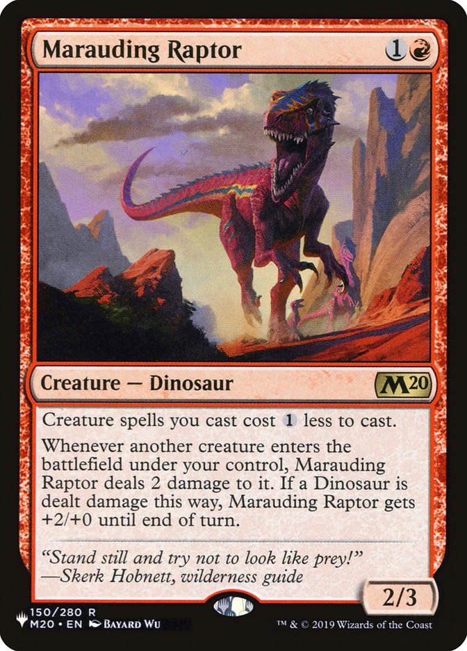 Marauding Raptor [The List] | Exor Games New Glasgow