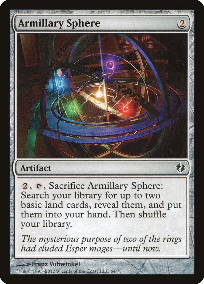 Armillary Sphere [Duel Decks: Venser vs. Koth] | Exor Games New Glasgow