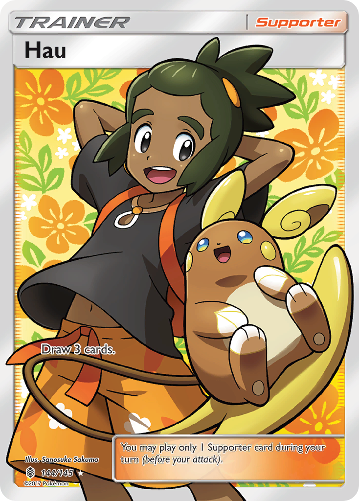 Hau (144/145) [Sun & Moon: Guardians Rising] | Exor Games New Glasgow