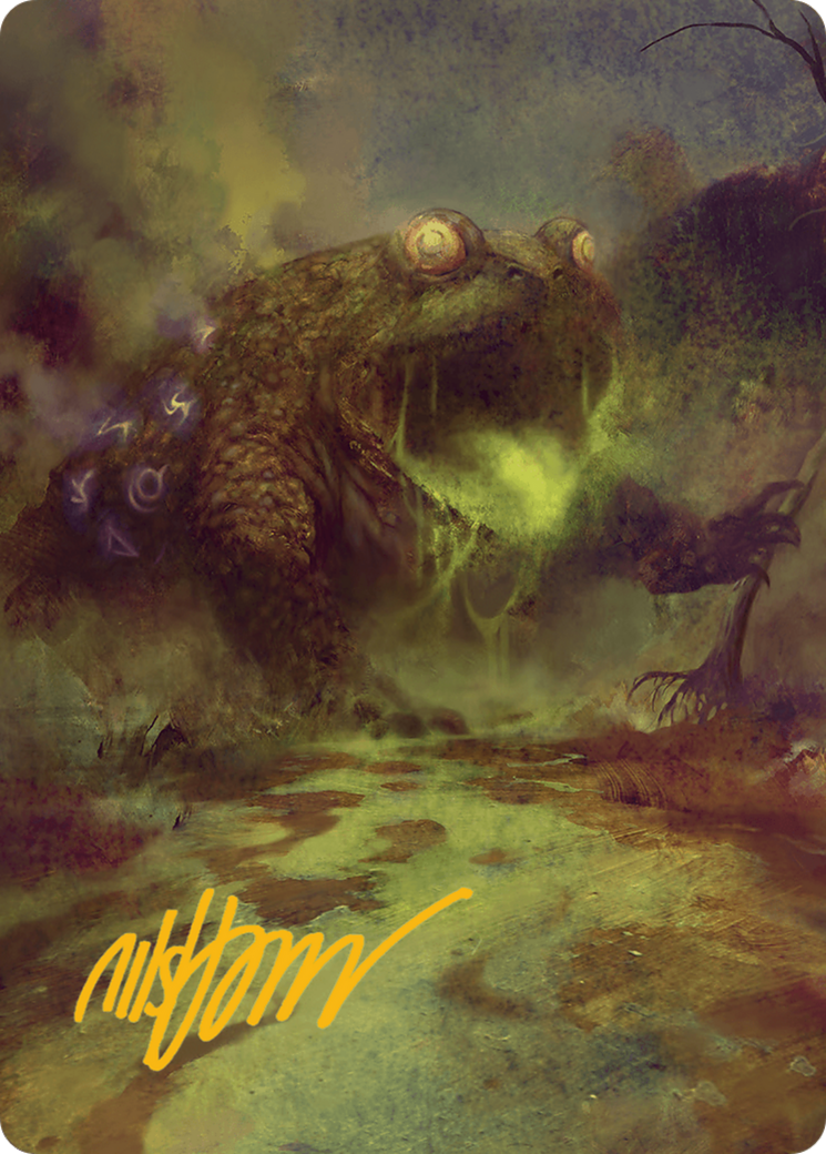 The Gitrog Monster Art Card (Gold-Stamped Signature) [Bloomburrow Art Series] | Exor Games New Glasgow