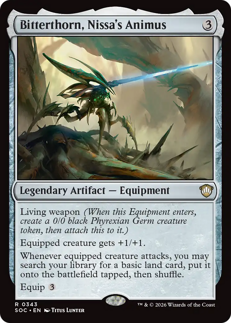 Bitterthorn, Nissa's Animus [Secrets of Strixhaven Commander] | Exor Games New Glasgow