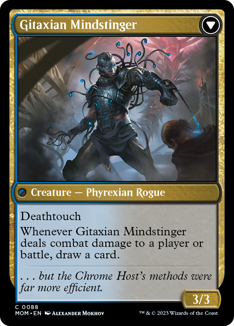 Aetherblade Agent // Gitaxian Mindstinger [March of the Machine] | Exor Games New Glasgow