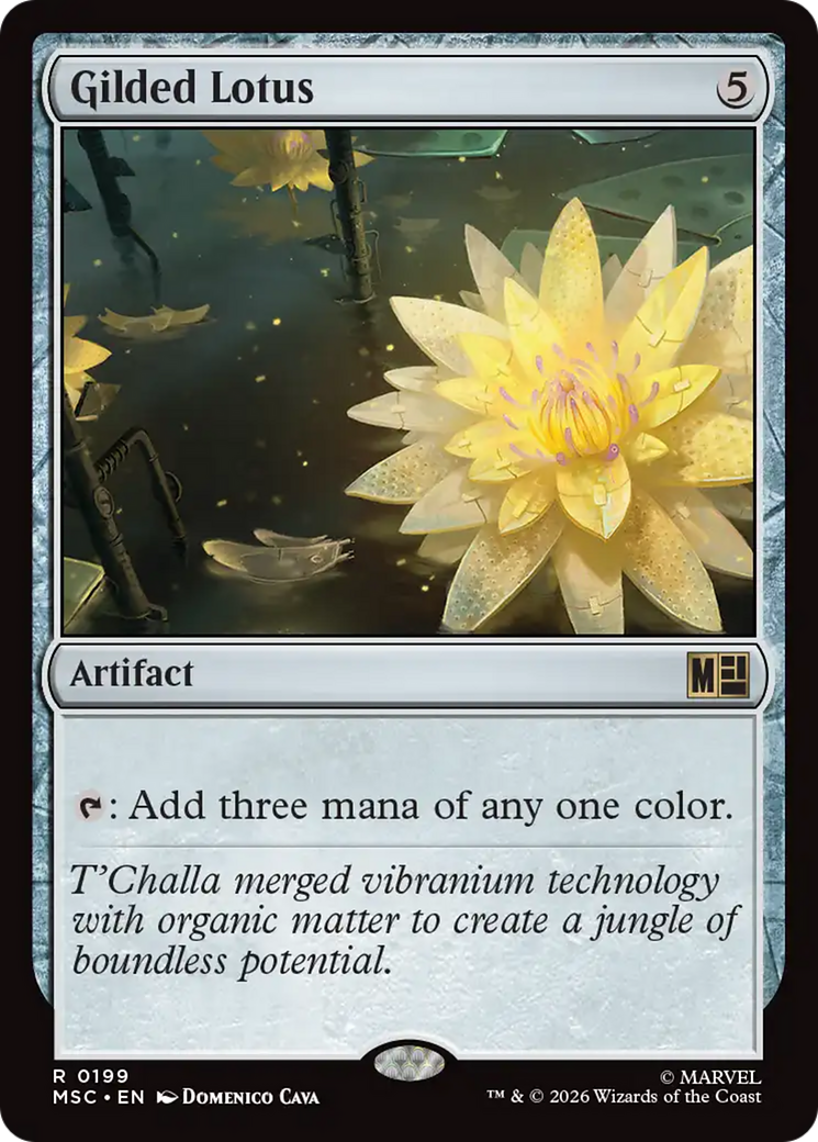Gilded Lotus (Surge Foil) [Marvel Super Heroes Commander] | Exor Games New Glasgow