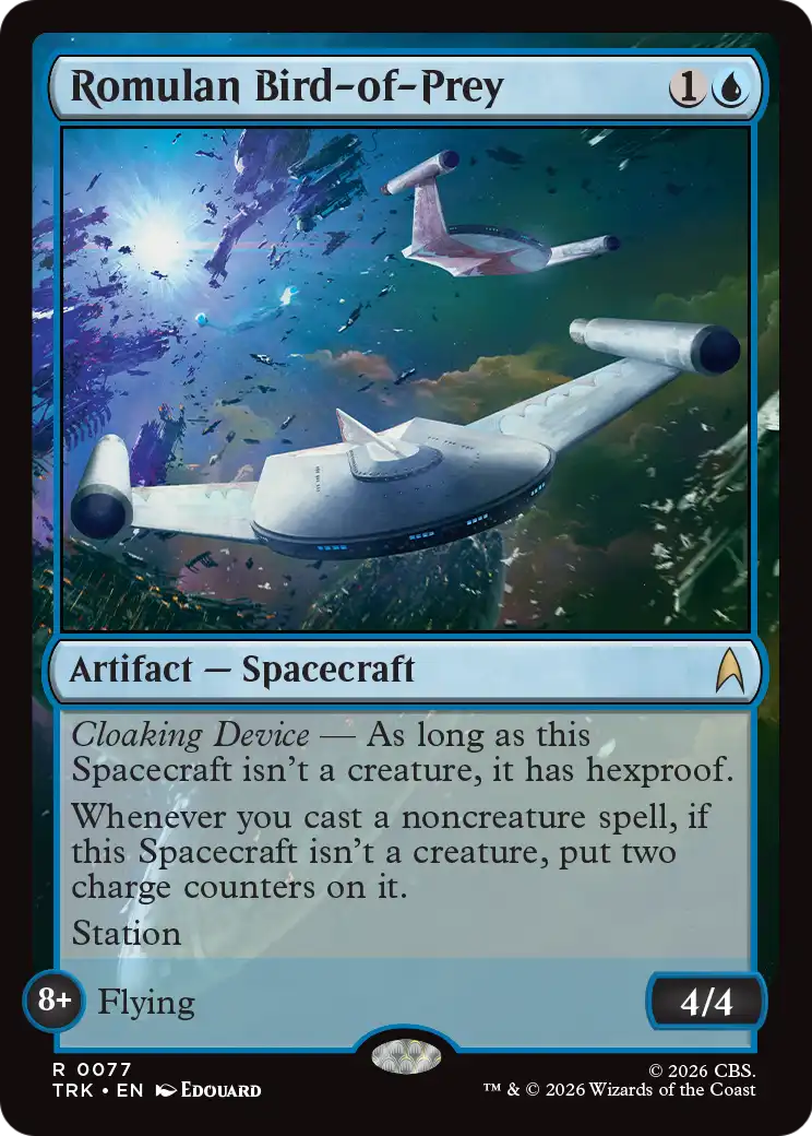 Romulan Bird-of-Prey [Star Trek] | Exor Games New Glasgow