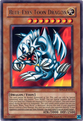 Blue-Eyes Toon Dragon [RP01-EN050] Rare | Exor Games New Glasgow