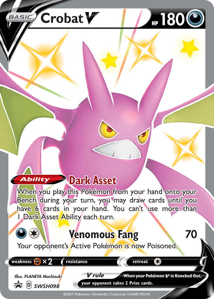 Crobat V (SWSH098) [Sword & Shield: Black Star Promos] | Exor Games New Glasgow