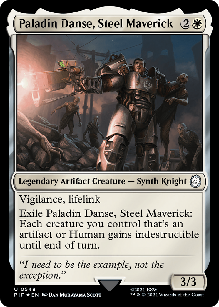 Paladin Danse, Steel Maverick (Surge Foil) [Fallout] | Exor Games New Glasgow