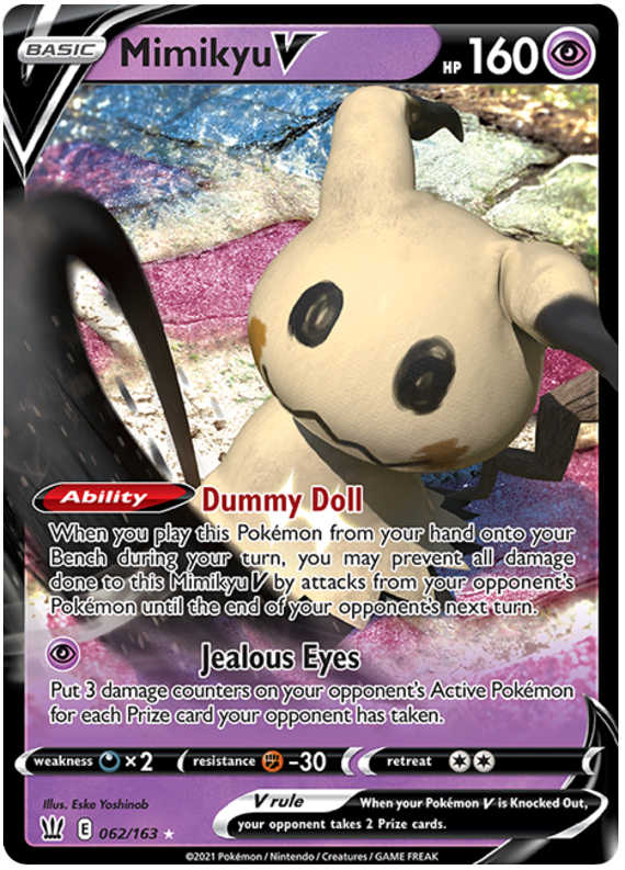 Mimikyu V (062/163) [Sword & Shield: Battle Styles] | Exor Games New Glasgow