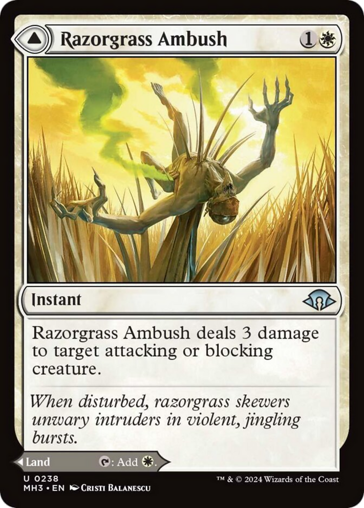 Razorgrass Ambush // Razorgrass Field [Modern Horizons 3] | Exor Games New Glasgow