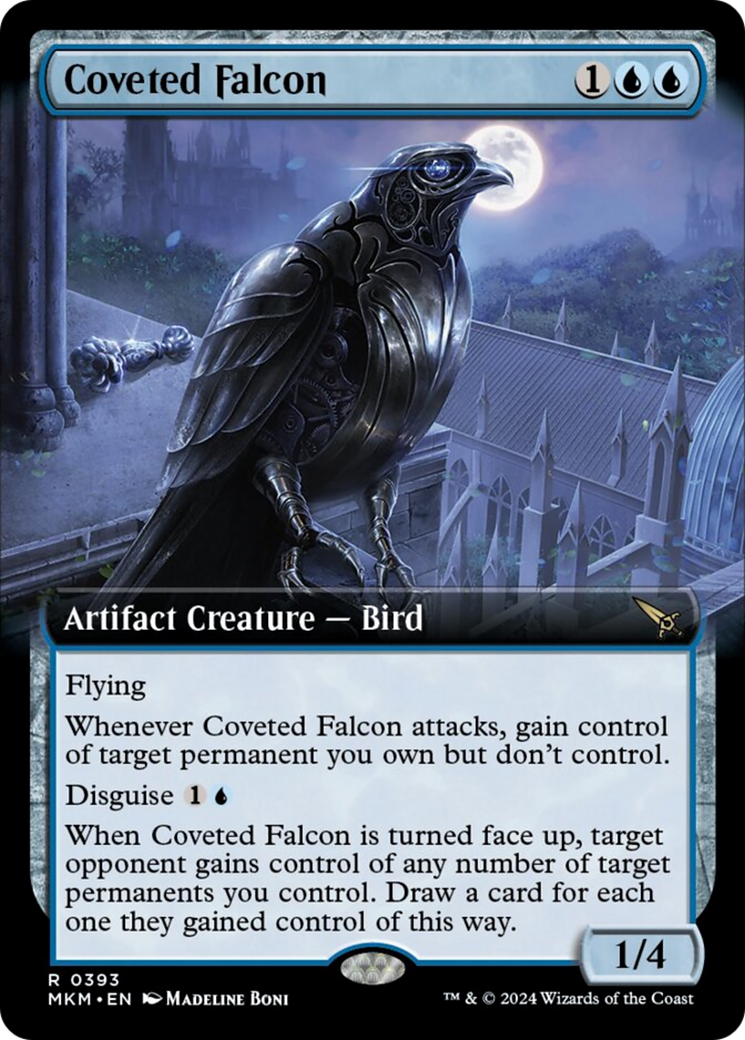 Coveted Falcon (Extended Art) [Murders at Karlov Manor] | Exor Games New Glasgow