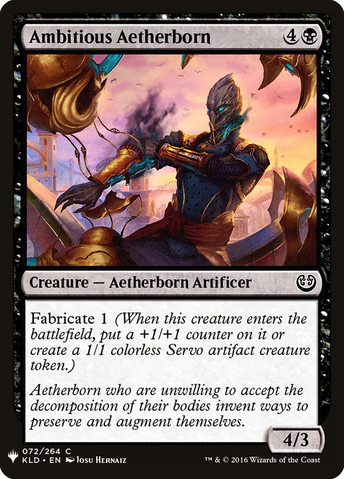 Ambitious Aetherborn [Mystery Booster] | Exor Games New Glasgow