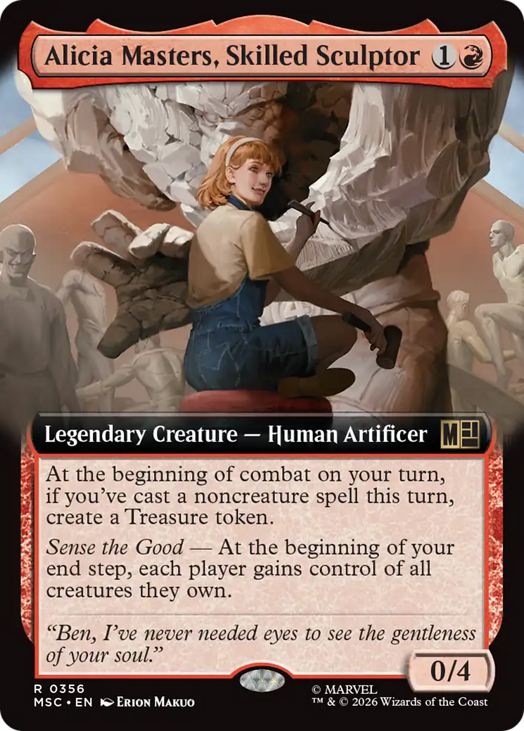 Alicia Masters, Skilled Sculptor (Extended Art) [Marvel Super Heroes Commander] | Exor Games New Glasgow