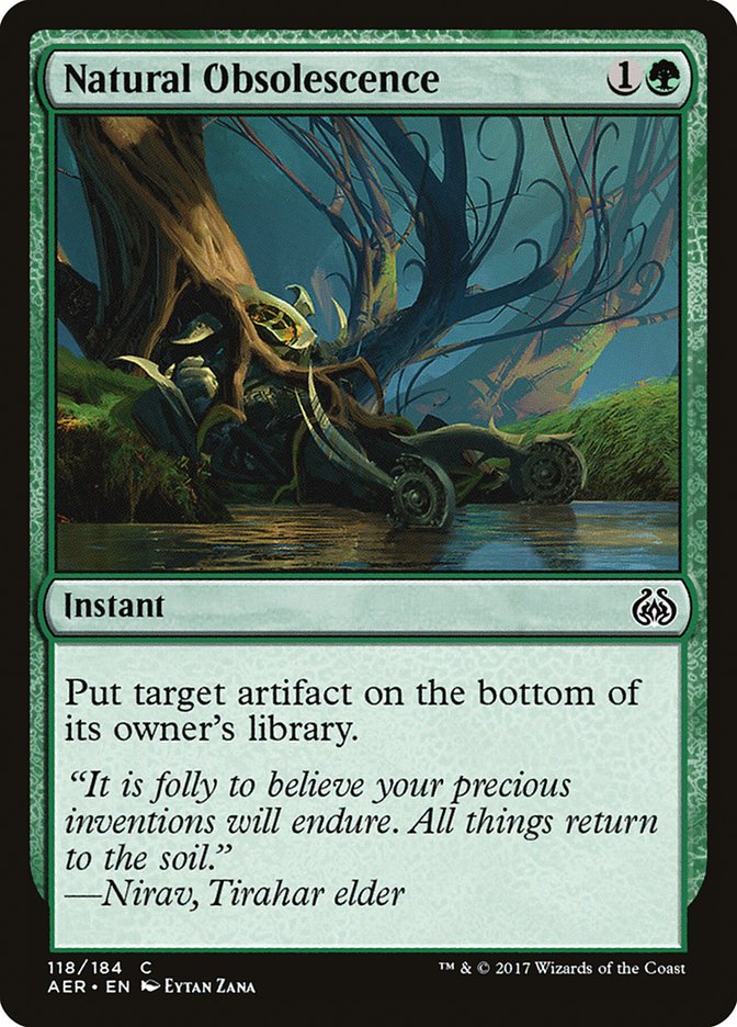 Natural Obsolescence [Aether Revolt] | Exor Games New Glasgow