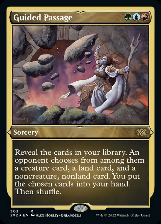 Guided Passage (Foil Etched) [Double Masters 2022] | Exor Games New Glasgow
