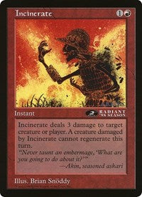 Incinerate (Oversized) [Oversize Cards] | Exor Games New Glasgow