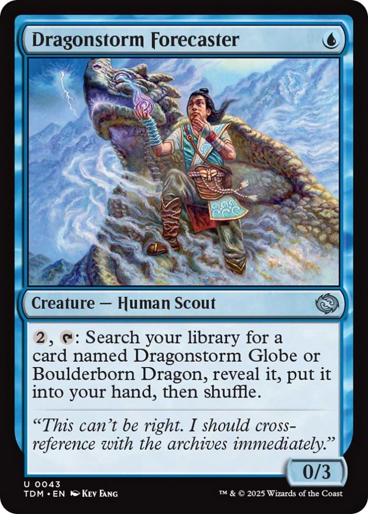 Dragonstorm Forecaster [Tarkir: Dragonstorm] | Exor Games New Glasgow