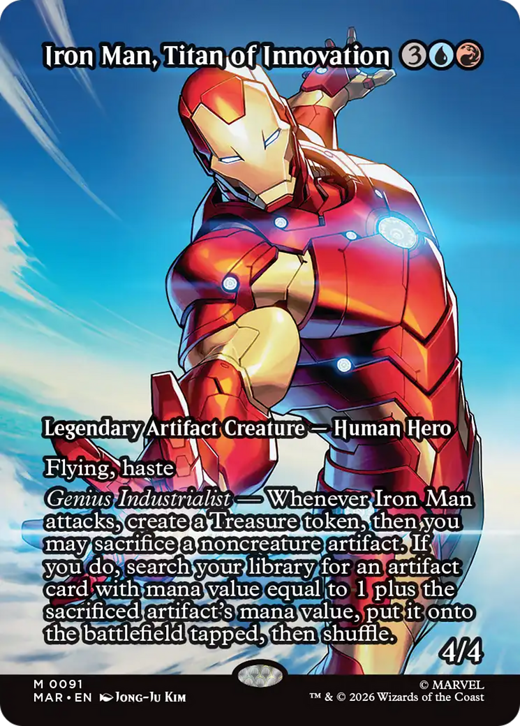 Iron Man, Titan of Innovation (Borderless) [Marvel Universe: Eternal-Legal] | Exor Games New Glasgow