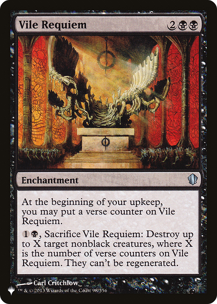 Vile Requiem [The List] | Exor Games New Glasgow