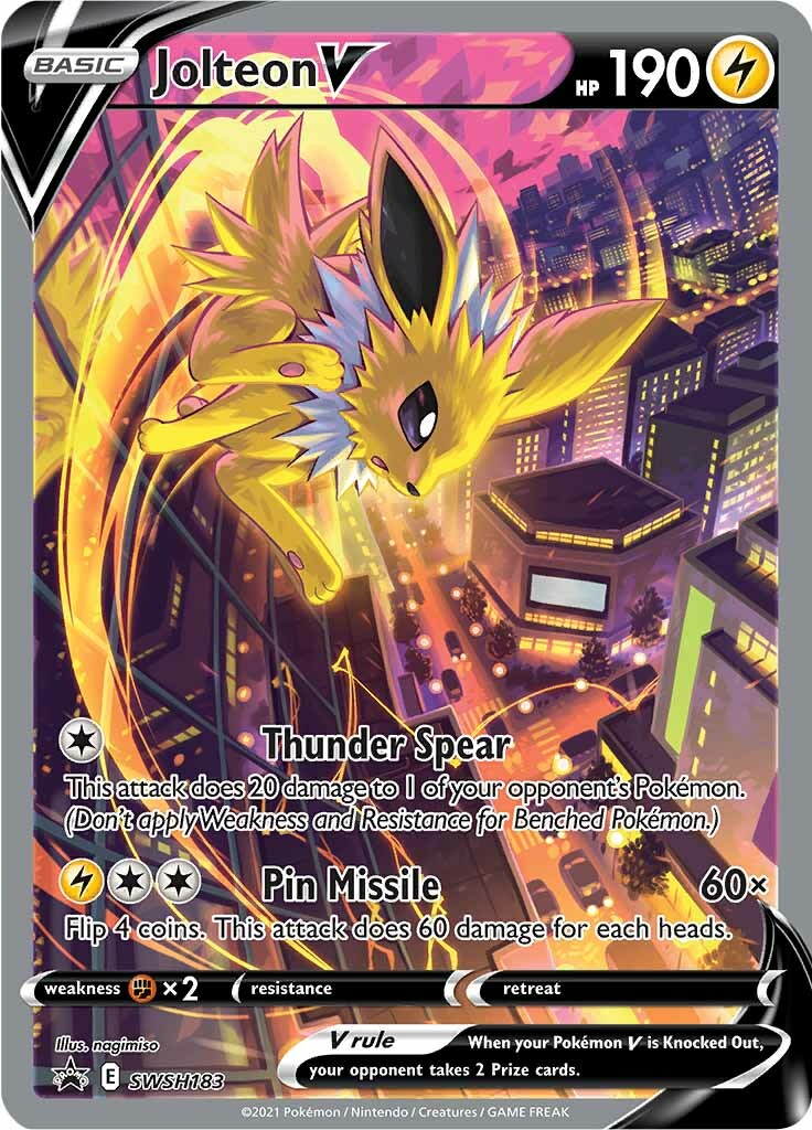 Jolteon V (SWSH183) [Sword & Shield: Black Star Promos] | Exor Games New Glasgow