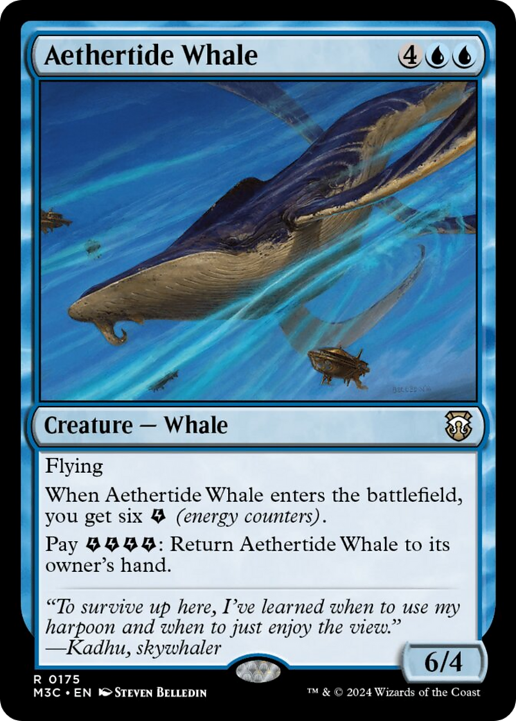 Aethertide Whale [Modern Horizons 3 Commander] | Exor Games New Glasgow