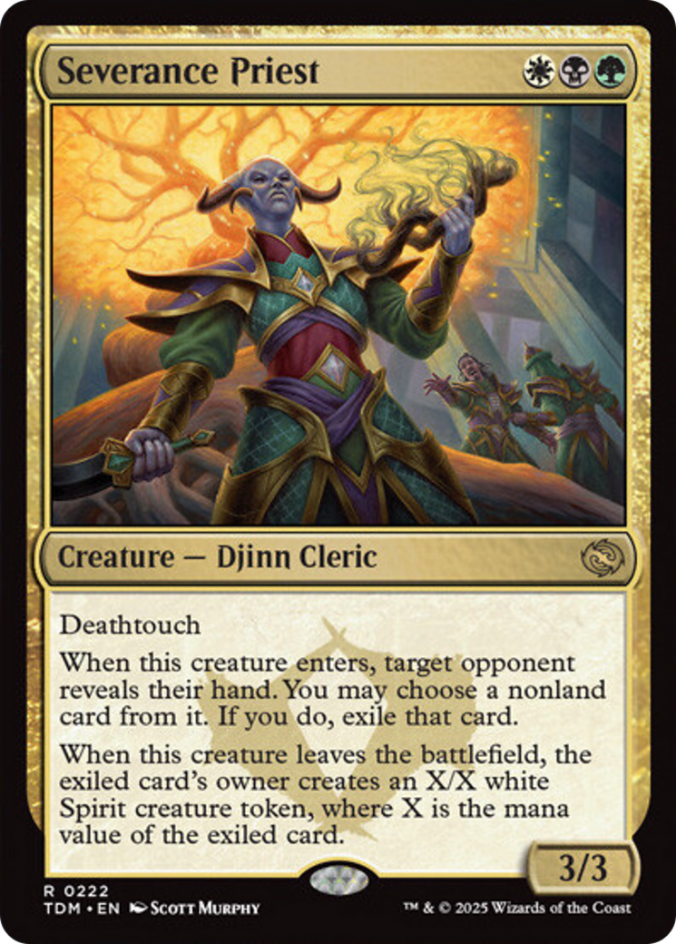 Severance Priest [Tarkir: Dragonstorm] | Exor Games New Glasgow